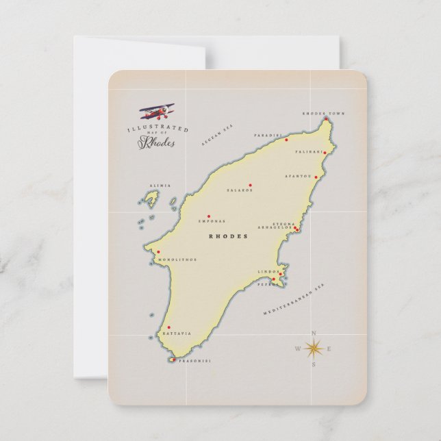 ロデ図解入りの、写真付きのスの地図。 (裏面)