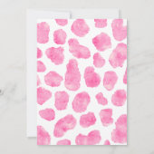 ロデ素朴オ女性のカーボーイ西部牛2歳の誕生日 招待状 (裏面)