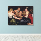 ロトとその娘 キャンバスプリント (インサイチュ (ウッドフロア))