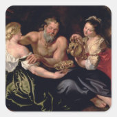 ロトとその娘 スクエアシール (正面)