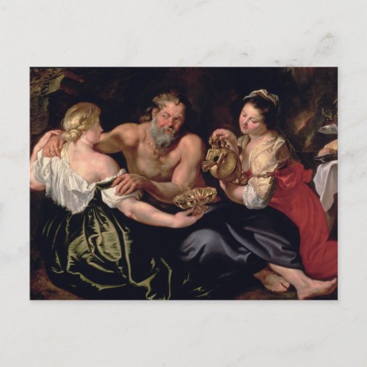 ロトとその娘 ポストカード (正面)