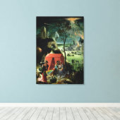 ロトと彼の娘(パネル上の油) キャンバスプリント (インサイチュ (ウッドフロア))