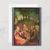 ロトの娘たちは父親にワインを飲ませる ポストカード (正面/裏面)