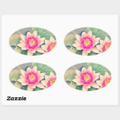 ロトスフラワー 楕円形シール (シート)