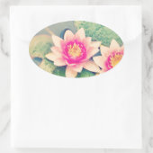 ロトスフラワー 楕円形シール (バッグ)