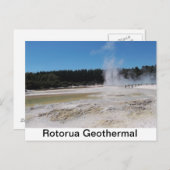ロトルア地熱地区の素敵なポストカード ポストカード (正面/裏面)