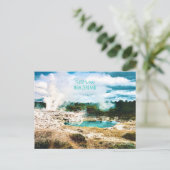 ロトルア熱春ニュージーランド旅行はがき ポストカード (スタンド正面)