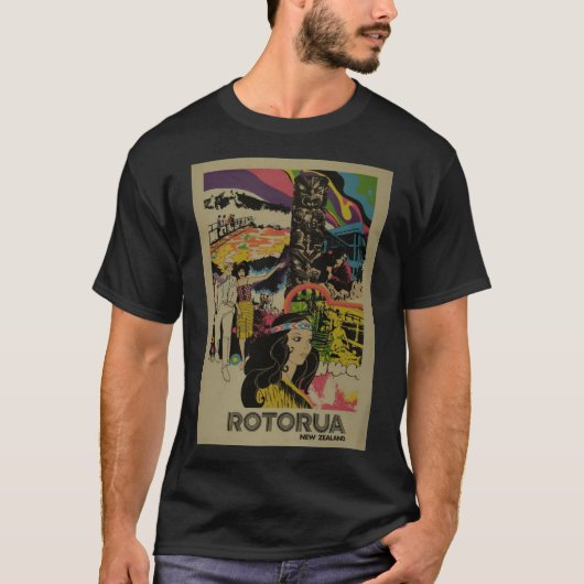 ロトルア Tシャツ (正面)