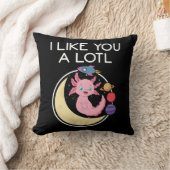 ロトル宇宙飛行士のような可愛いアキソロトルサラマンダー クッション (ブランケット)