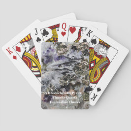 ロドクロサイト黄鉄鉱ふっ石石英トルマリン トランプ