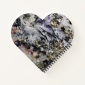 ロドクロサイト黄鉄鉱ふっ石石英トルマリン ノートブック (裏面)