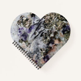 ロドクロサイト黄鉄鉱ふっ石石英トルマリン ノートブック