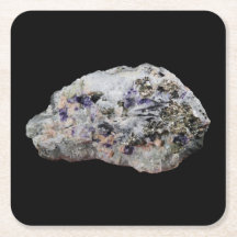 ロドクロサイト黄鉄鉱フッ酸塩トルマリンのコースター