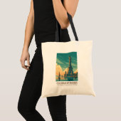 ロドス島の巨像 世界七不思議アート トートバッグ (正面(商品))