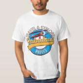 ロドス島の旅ロゴ Tシャツ (正面)