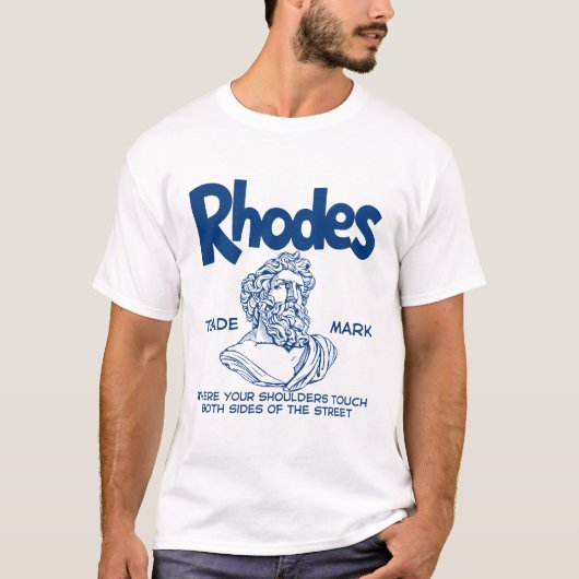 ロドス島 (ギリシャ) Tシャツ (正面)