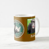 ロドニーとのケンタッキーのロゴの霊長目の救助の中心 コーヒーマグカップ (正面右)