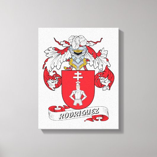 ロドリゲス家紋 キャンバスプリント (正面)