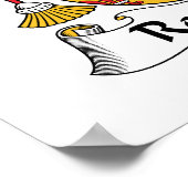 ロドリゲス家紋 ポスター (角)