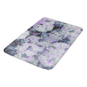 *~*ロド素朴デンドロングランジフラワーホワイト赤面 バスマット (アングル)