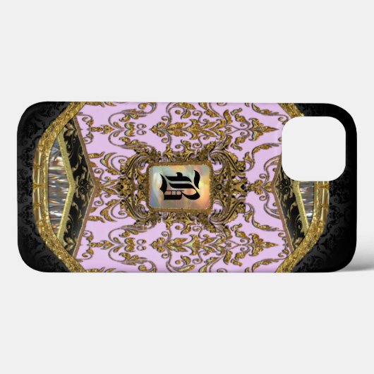 ロナダマッドモノグラエレガントム Case-Mate iPhoneケース (裏面 (横))