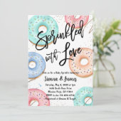 ロナッツバビーシャワー、愛を振りかける 招待状 (スタンド正面)