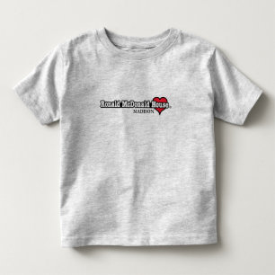 ロナルドマクドナルドのハート トドラーTシャツ