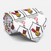 ロナルドマクドナルド手 ネクタイ (ロール)