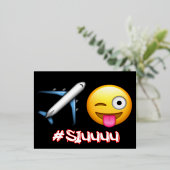 ロナルド絵文字 箔シーズンポストカード (立ち正面)