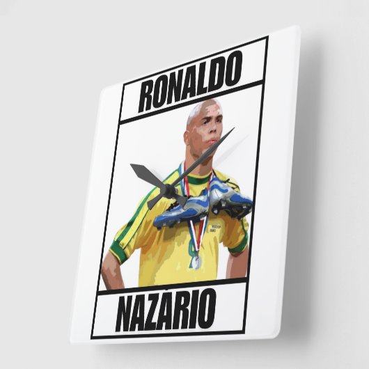 ロナルド スクエア壁時計 (傾斜)