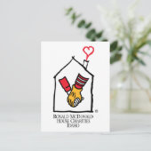 ロナルド・マクドナルド・ハンズ ポストカード (スタンド正面)