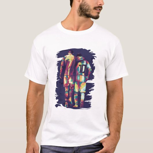 ロナルド・メッシ Tシャツ (正面)