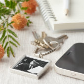 ロナルド・レーガンの写真 キーホルダー (側面)