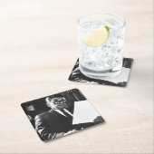 ロナルド・レーガンの写真 スクエアペーパーコースター (インサイチュ)