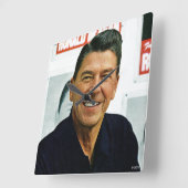 ロナルド・レーガン スクエア壁時計 (傾斜)