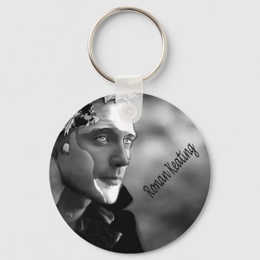 ロナンケイティングバイニノスカシルバー キーホルダー (正面)