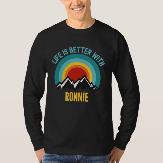 ロニーとロニーのデート中 Tシャツ (正面)