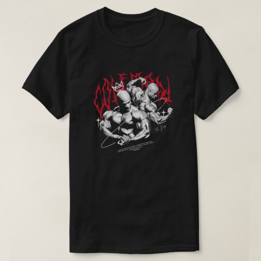 ロニー・コールマン – キング Tシャツ (デザイン正面)
