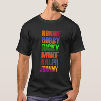 ロニー・ボビー・リッキー・マイク・ラルフとジョニー Tシャツ