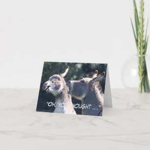 ロバおもしろいを使った父の日のカード カード