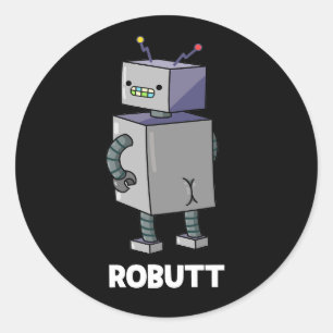 ロバおもしろいットロボットプンダークBG ラウンドシール