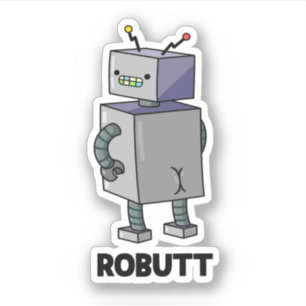 ロバおもしろいットPUN シール