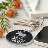 ロバおもしろいーが大好きな少年 キーホルダー (正面右)