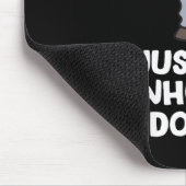 ロバおもしろいーが大好きな少年 マウスパッド (コーナー)