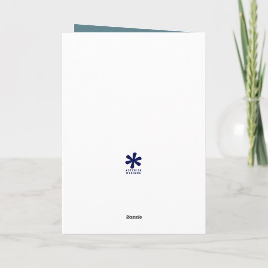 ロバおもしろいーの父の日札を蹴る カード (裏面)