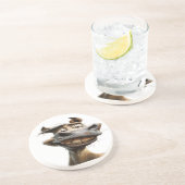 ロバおもしろいー・アートデザイン コースター (側面)