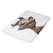 ロバおもしろいー・アートデザイン バスマット (アングル)