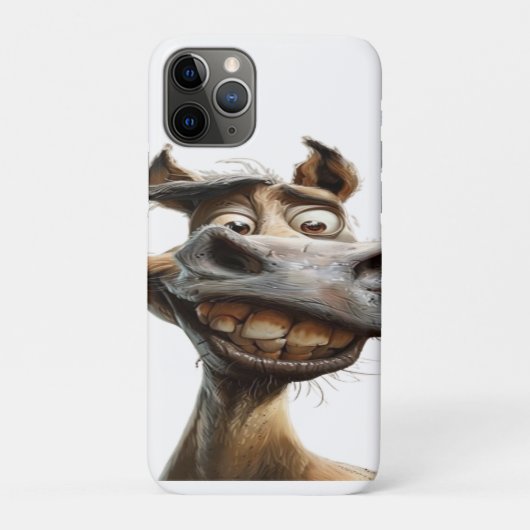 ロバおもしろいー・アートデザイン Case-Mate iPhoneケース (裏)
