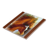 ロバおよび子馬の陶磁器の写真のタイル タイル (側面)