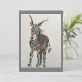 ロバが大好き サンキューカード (スタンド正面)